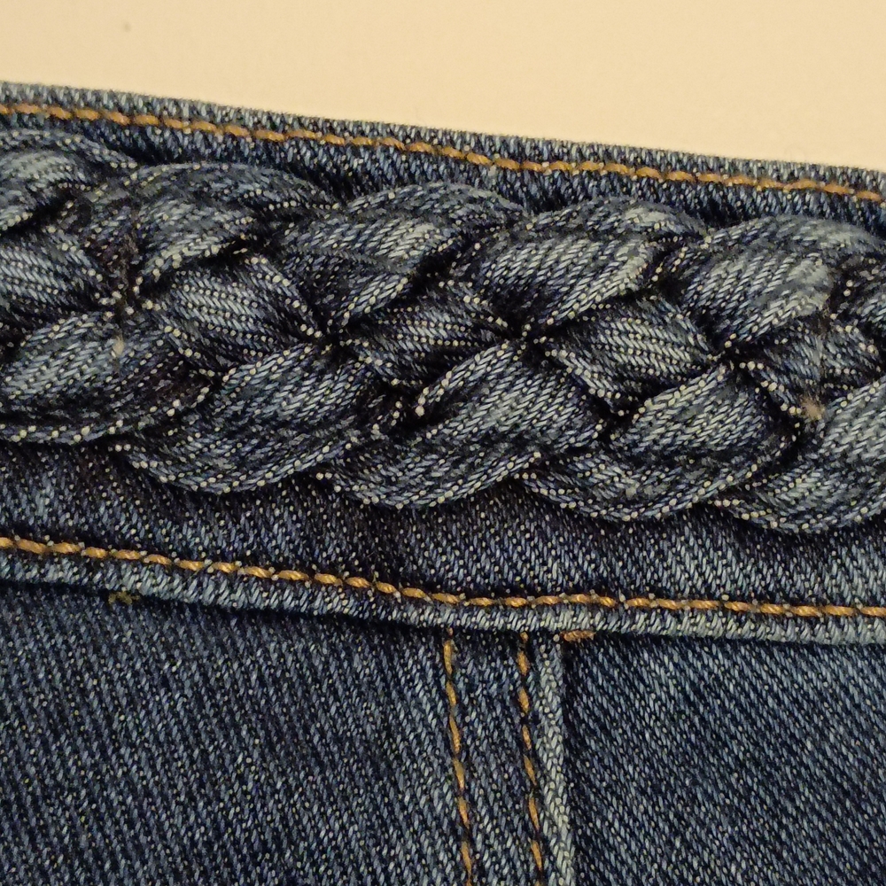 Indigo Thread Co. Women's Blue Flare Jeans Waist 18 Inseam 29 - Picture 8 of 9